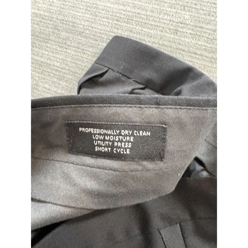 Jos A Bank Mens 44L Tuxedo Suit Black‎ Wool Pants Pleated 36x32 Wedding Formal